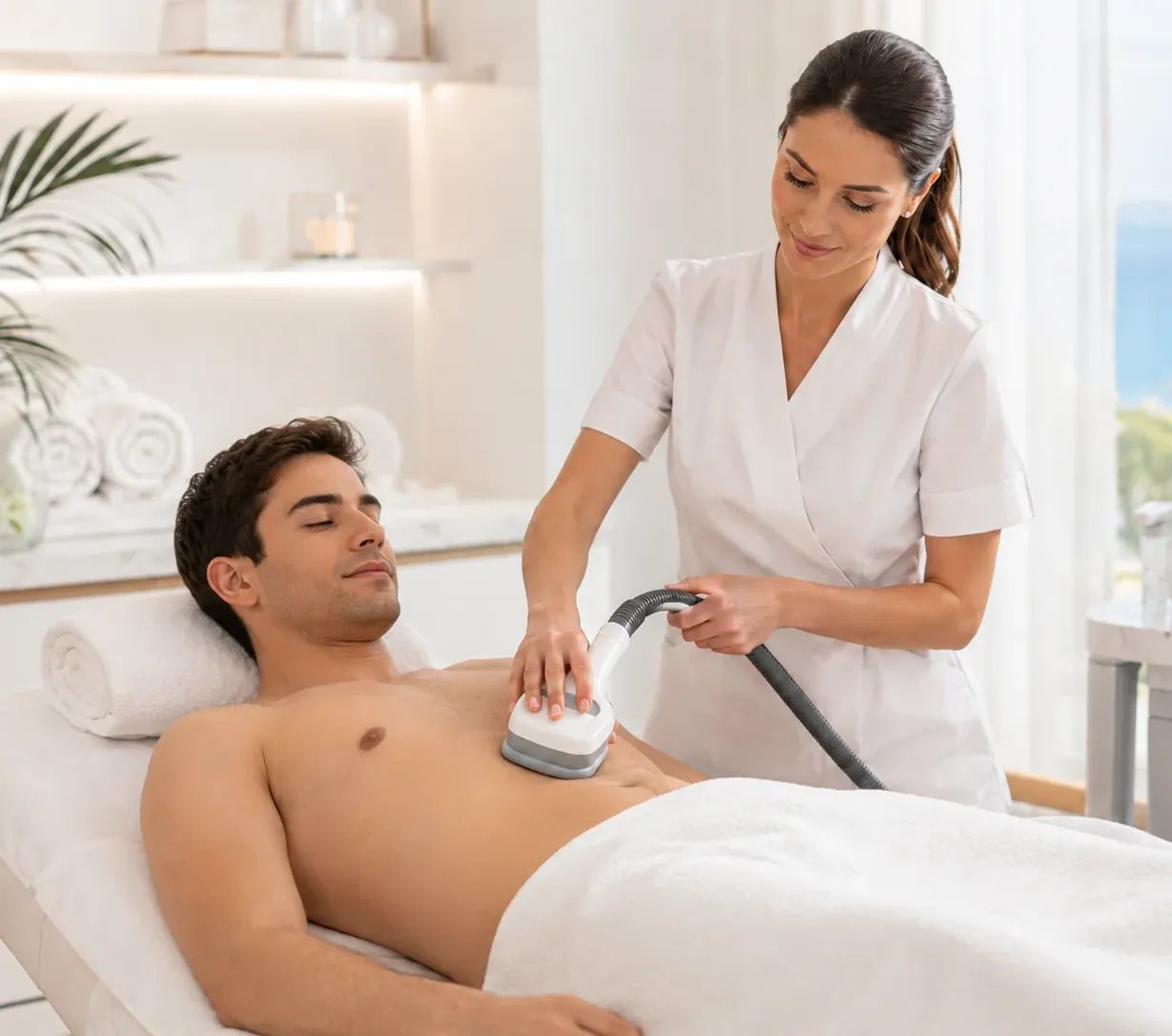 Tratamiento corporal con aparatología estética